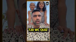T20 World Cup 2024 Quiz: Ravichandran Ashwin ने अपनी बेटियों के साथ खेला वर्ल्ड कप क्विज | #shorts