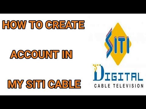How To Create Account In Siti Cable Network | How To Register On Siti Cable Network 2019