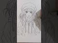 Dibujo lápices y marcador #dibujo #anime #creativecommons #arte #drawing