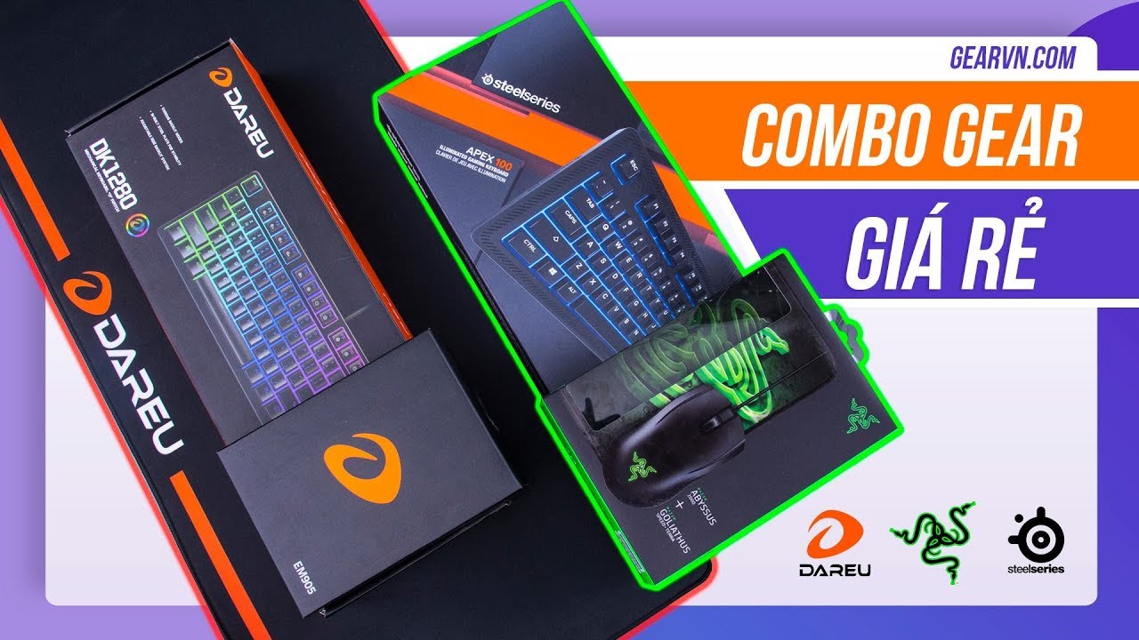 Hướng dẫn chọn combo Gear chơi game giá rẻ cho học sinh sinh viên | GEARVN