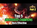 Top 5 Underrated Champions but Very effective- Marvel Contest of Champions