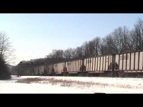 NS 9568 eastbound coal train in Lilly, PA