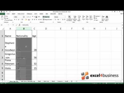 Excel Help -