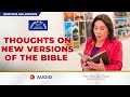 (English) Thoughts on New Versions of the Bible - Sr. Maria Luisa Piraquive #IDMJI #CGMCJI