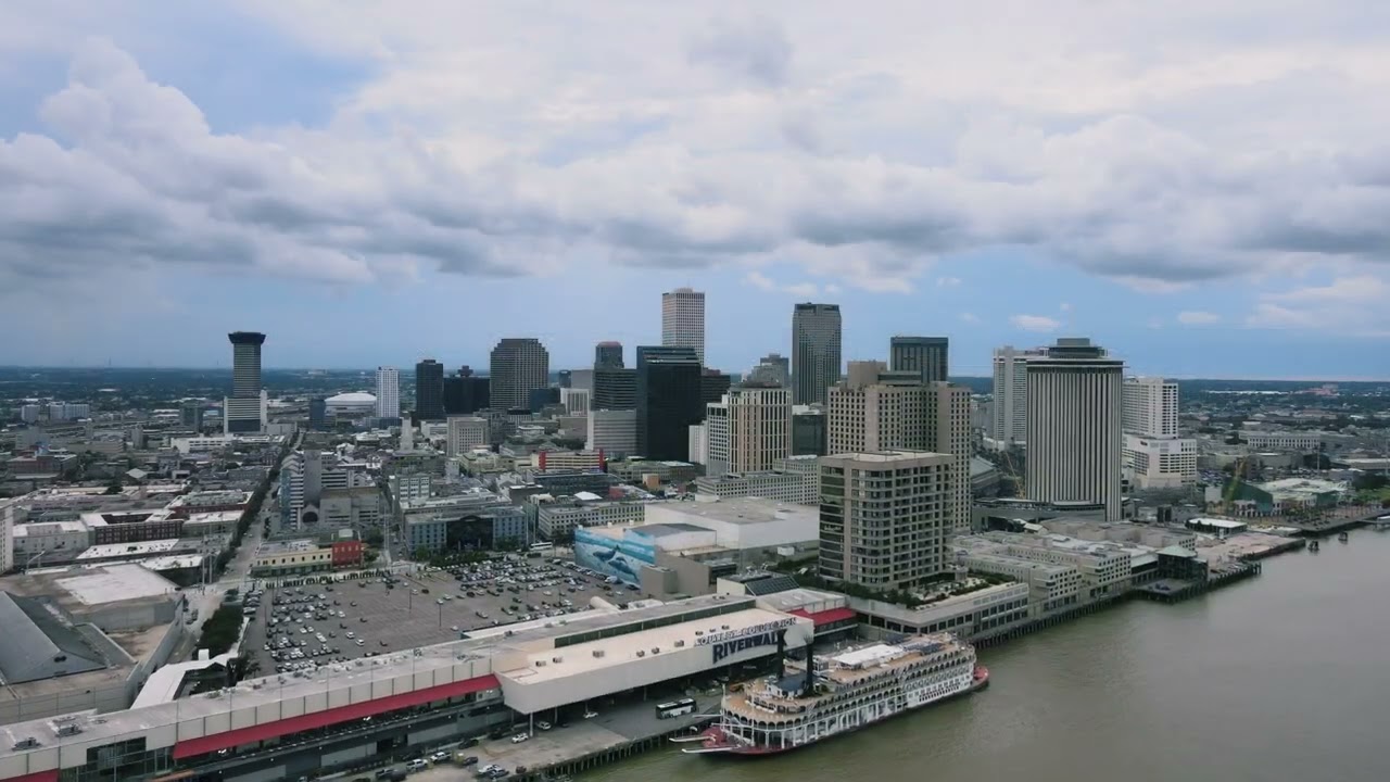 Flyover New Orleans in 4K | Drone Views - YouTube