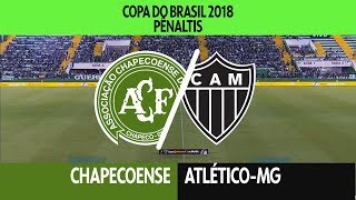 Pênaltis - Chapecoense x Atlético-MG - Copa do Brasil - 16/05/2018