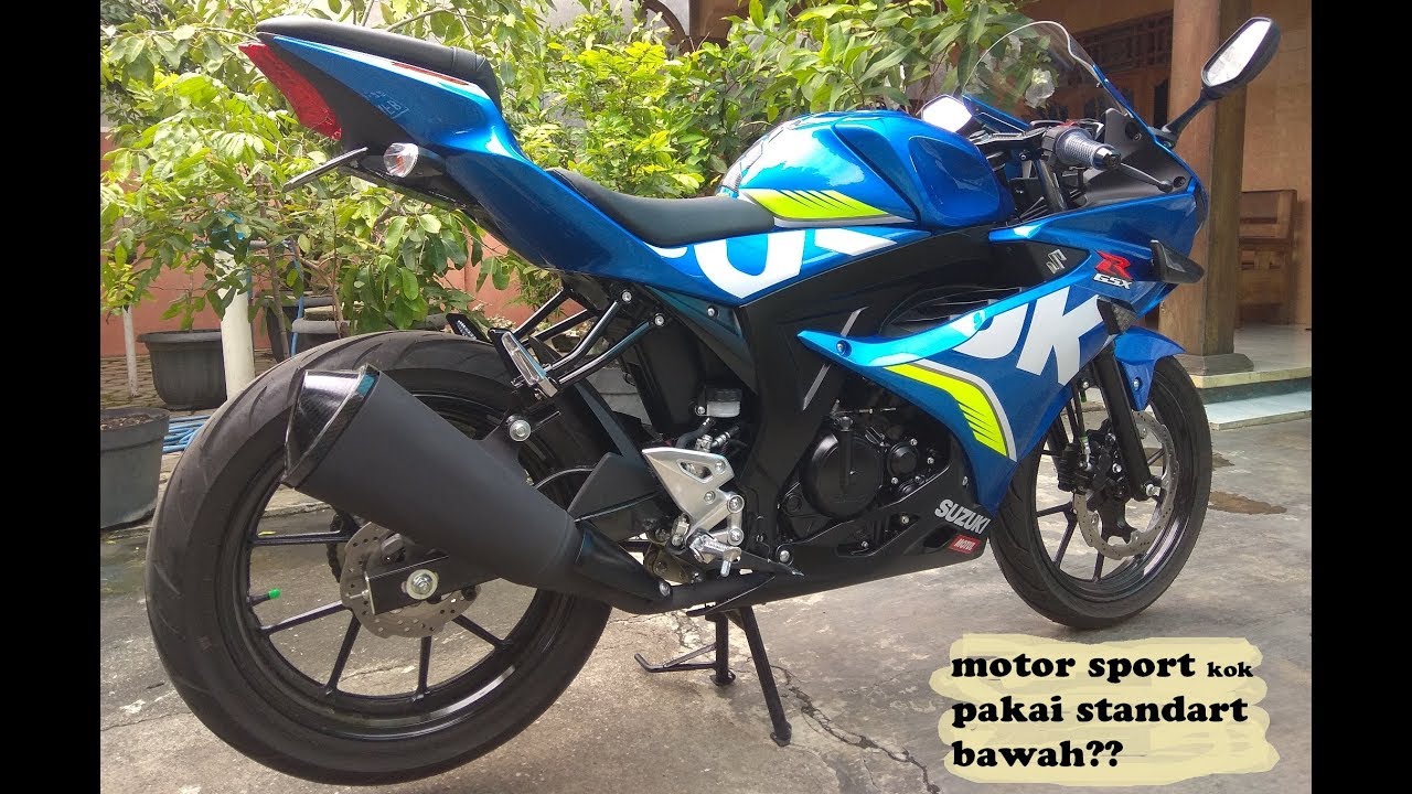 Modifikasi GSX  R150  Sederhana Keren Winglet  MotoGP Suzuki 