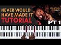 Never Would Have Made It (Marvin Sapp) Tutorial