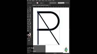 how to create a logo in adobe illustrator #shorts