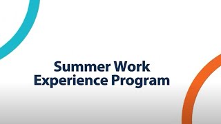 Job One's Summer Work Experience Program