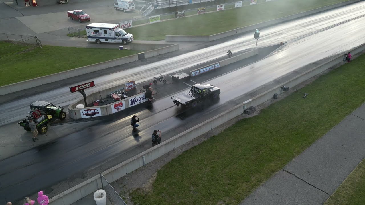 Nick Cole-Mann LS Powered Stick World Record 6.49 Pass Drone Footage