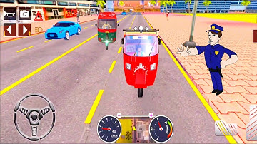 Tuk Tuk auto rickshaw driver game - driving games fans - Android iOS Gameplay #18