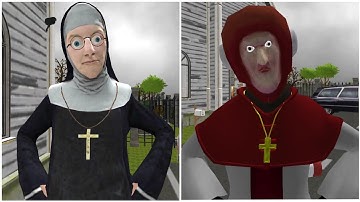 Nun and Monk Neighbor Escape 3D - Episode 1 - Gameplay