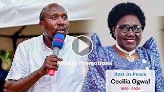 Hon. Nathan Nandala Mafabi's Heartfelt message for the loss of FDC's Pillar Late Hon. Cecilia Ogwal