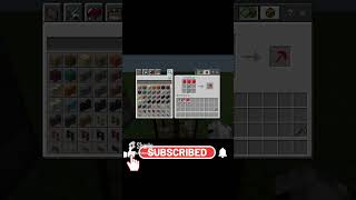 Minecraft Ruby Pickaxe Crafting Recipe #minecraft #fyp