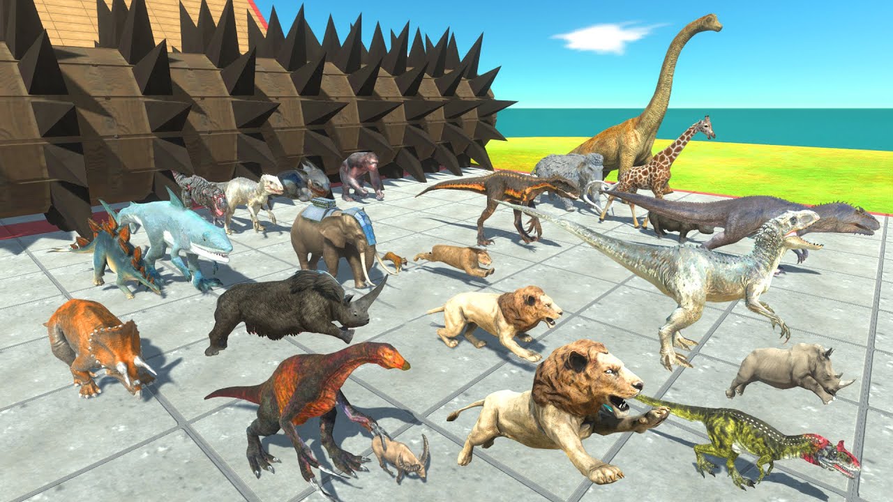 Can You Survive the Giant Wooden Mill Escape Challenge? - Animal Revolt Battle Simulator