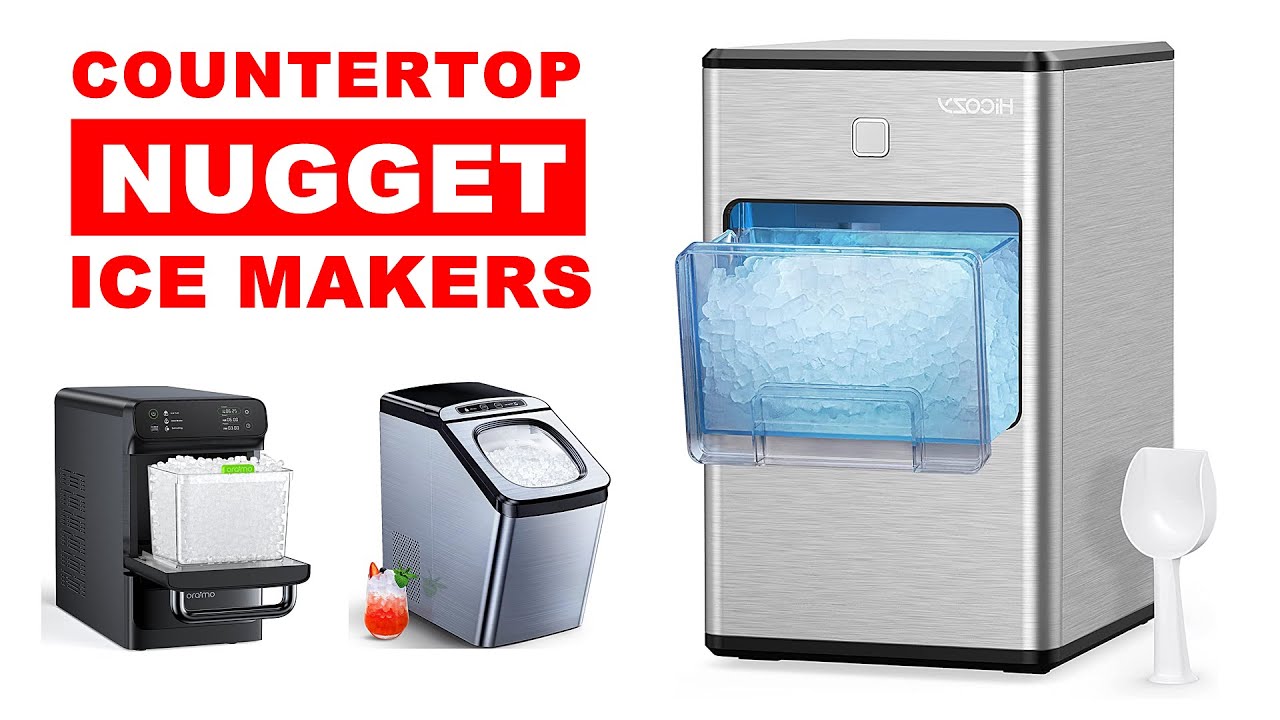 Hicozy-nugget Makers, Countertop, Compact Crushed Maker, Produce