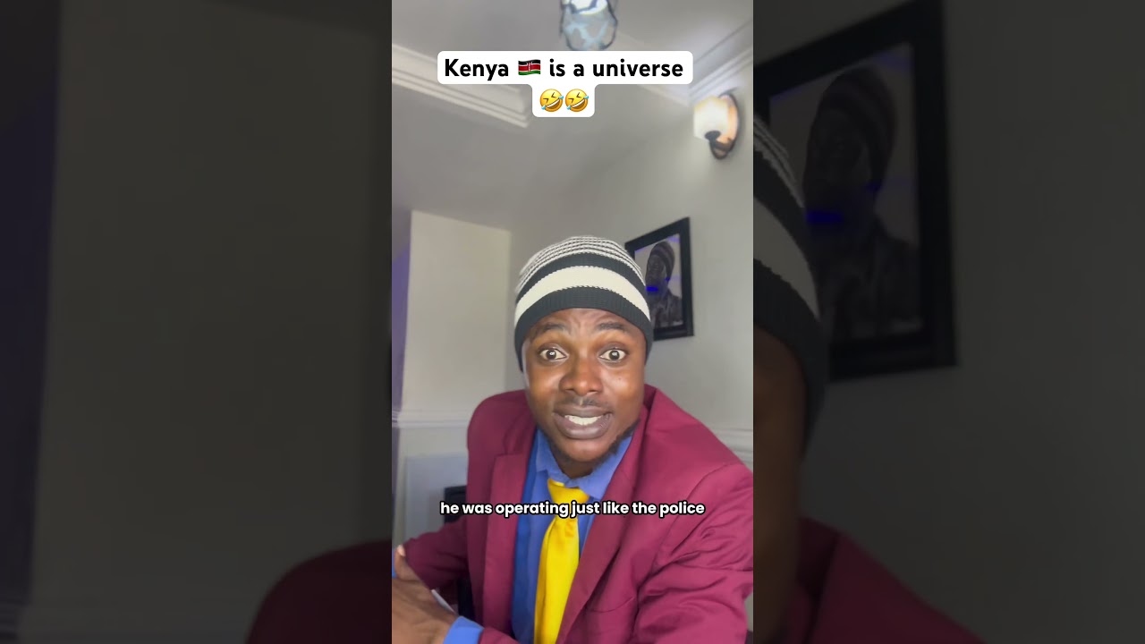 Kenya 🇰🇪 is a Universe ( a Kenyan man opened his own police station)