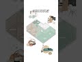 Axonometric drawing for architecture presentation