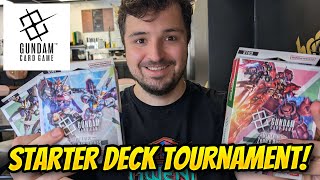 Gundam TCG Starter Deck Tournament! My first event