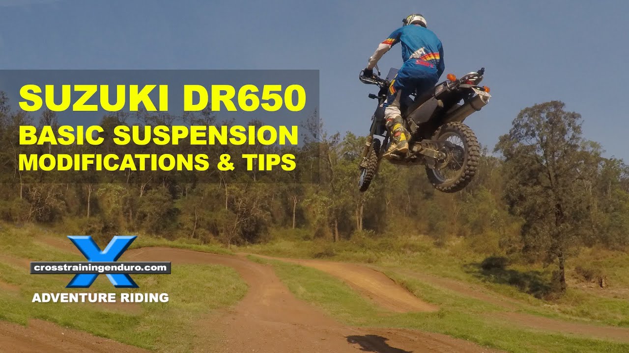 DR650 project basic suspension mods and tips︱Cross Training Adventure