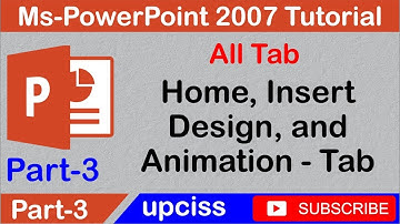 Ms PowerPoint 2007 Tutorial Part 3