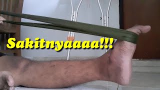 Melatih ankle kaki yang kaku