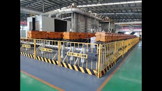 automatic lost foam casting line to make auto cylinder and engine block
