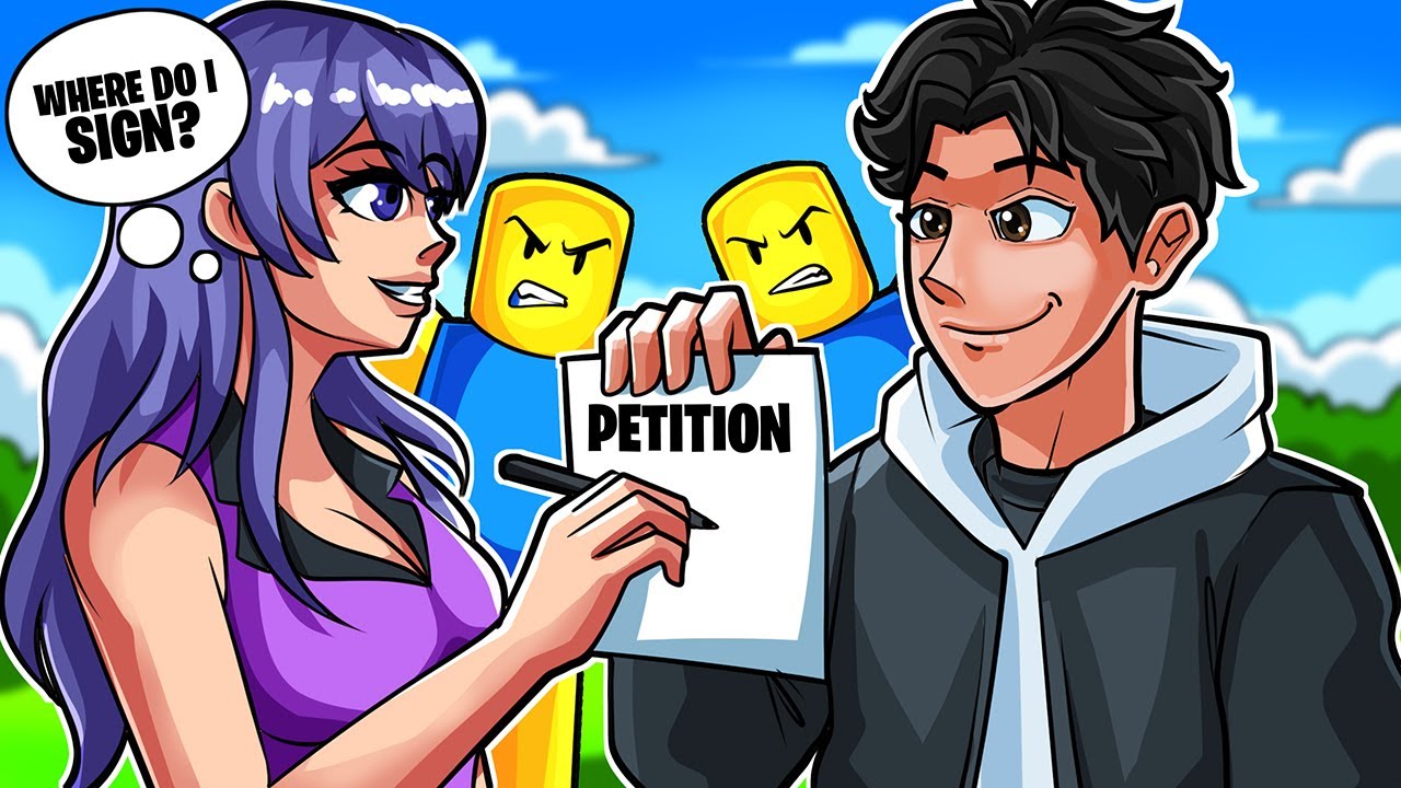 Terrible fake petition on Roblox