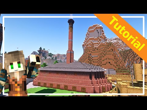 Industrial Brick Kiln Tutorial for any SUPER SMELTER in Minecraft