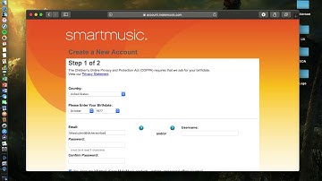 SmartMusic Sign Up Tutorial