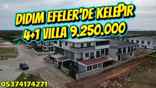 Didim Efelerde Kelepir 41 Müstakil Bahçeli Triplex Villa