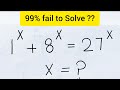 Olympiad Challenge | Find X