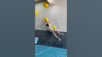 Routesetting a Yellow comp style. #routesetting #setting #climbing #bouldering #compstyle