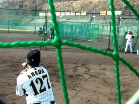 2011.02.06 安芸春季キャンプ 育成選手ノック②