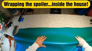 How to vinyl wrap a 3rd Gen Camaro spoiler Ep.8