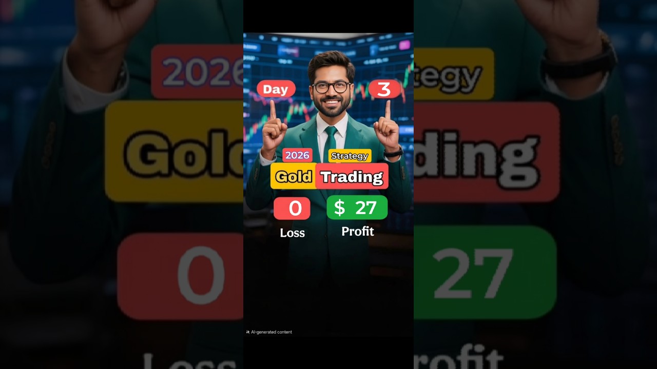 👍  Day 3 Gold Trading Strategy 2026 | 0 Loss & $7 Profit (Live Proof) 