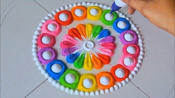 Diwali rangoli  l Diwali rangoli design l diwali rangoli 2025 l रंगोली l dhanteras rangoli #rangoli