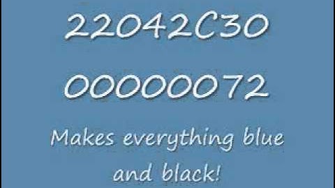 Super Mario 64 DS Color Codes