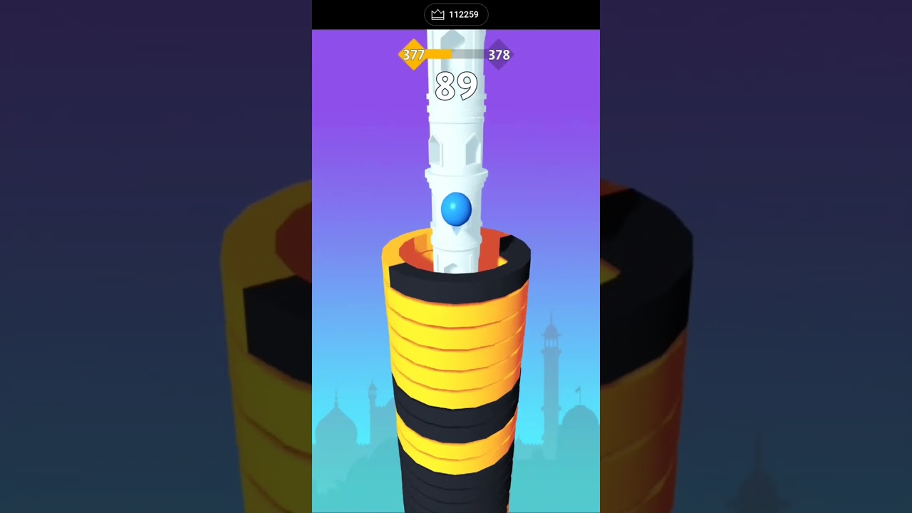 Stack Bounce Level 377 Gameplay - Master the Challenge!