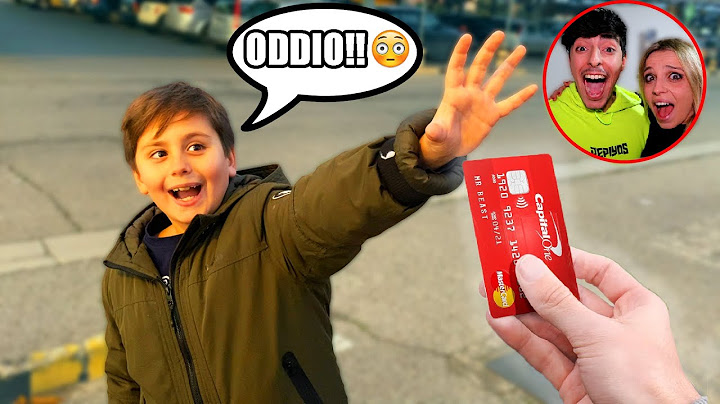 REGALO LA MIA CARTA DI CREDITO AD UN MIO FAN E HA 10 MINUTI DI TEMPO PER SPENDERE! *SORPRESA*