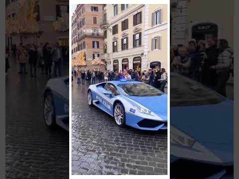 Italian police ride