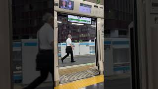 【JR東日本　ドア開閉】JR山手線有楽町駅2番線　発車メロディ＆E235系0番台ドア開閉シーン