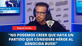 Raquel Zurita, familiar de desaparecidos durante el Operativo Indepencia, con Alejandro Bercovich