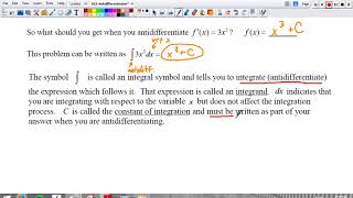 5-4: Antiderivatives Part 1: Setup/Preview