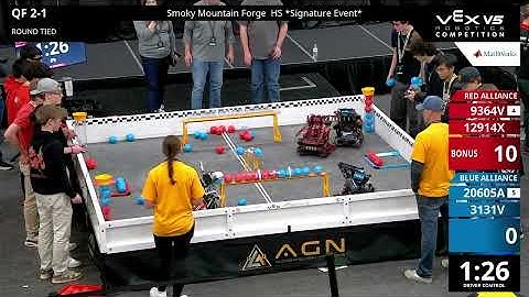 Smoky Mountain Forge : Clingmans Dome  - QF #2-1 - 9364V & 12914X vs 20605A & 3131V - Auton + Driver