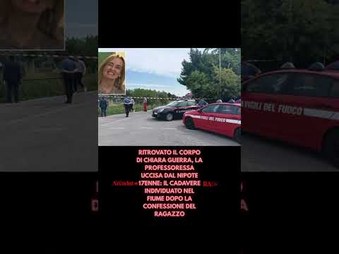 Video Ritrovato il corpo di Chiara Guerra, la professoressa uccisa dal nipote 17enne