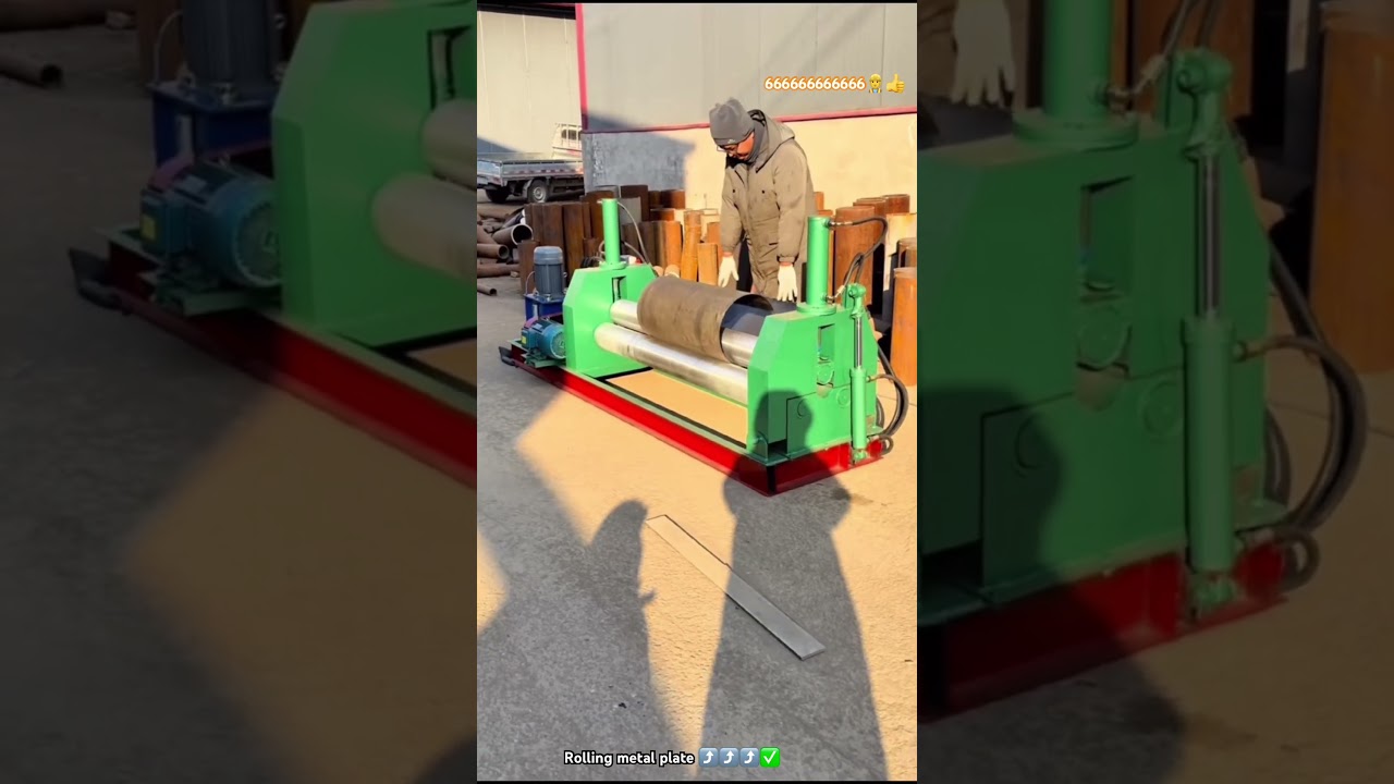 3-ROLLER CRAFT : Rolling metal plate into metal tube