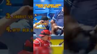 Ranking worst Umpire calls in MLB #baseball #ranking #ranked