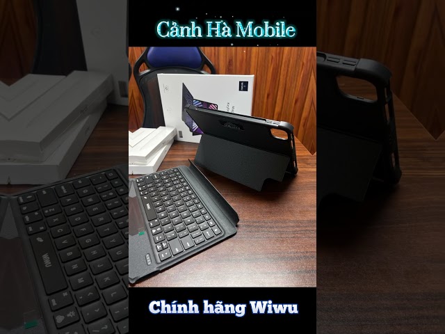 Bao da bàn phím chính hãng wiwu cho ipad gen 7,8,9 air 3,4,5 pro 10.5, 11,12.9 inch